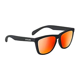 Salice Salce-Gafas, Unisex Adulto, Negro y Naranja