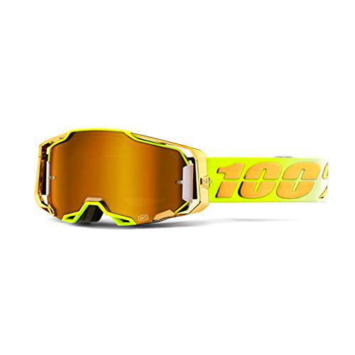 Desconocido 100% Armega Feelgood - Gafas de sol (lente dorada)