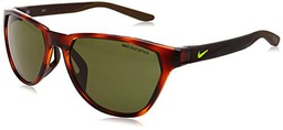 NIKE Maverick Rise DQ0797 Gafas, Tortoise/Green, 56 Unisex Adulto