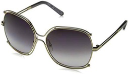 Chloé - CE129S 744 59 Gafas de sol, Gold/Grey, Mujer