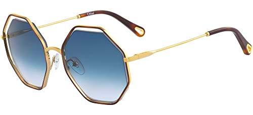 Chloé CE132S - Gafas de sol Havana/Petrol unisex adulto