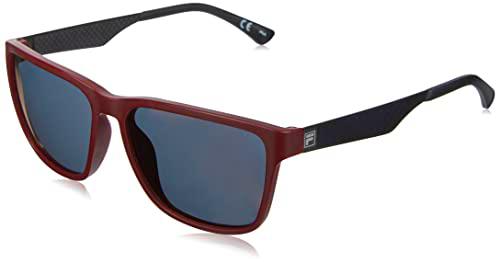 Fila SF8497 Gafas, Semi Matt Bordeaux, 58 para Hombre