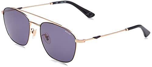 Police Origins Lite 2 Gafas, Oro Rosa Brillante con Partes Negras Brillantes