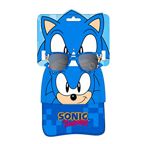 Set Gafas de Sol y Gorra Sonic - Talla de 2 a 5 Años