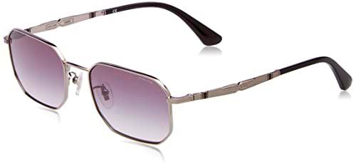 Police SPLE08N Gafas, Total Shiny Ruthenium W/Matt/Sandblasted