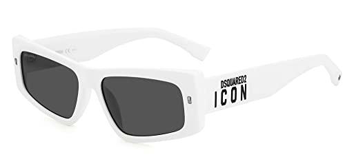 DSQUARED2 Icon 0007/S Gafas, White, 57 para Hombre