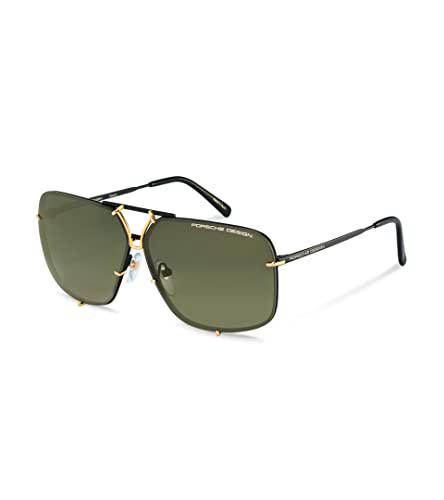 Porsche P8928 Gafas de Sol, Black Gold, 67 para Hombre