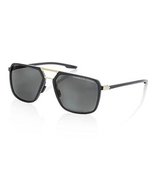 Porsche P8934 Gafas de Sol, Grey, Gold, 59 para Hombre