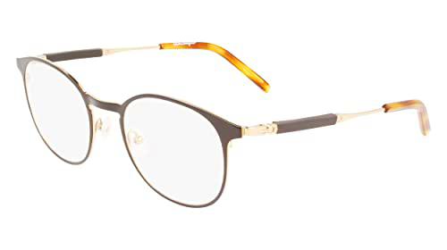 FERRAGAMO Sf2567 Gafas, 733 Gold Black, 51/21/145 para Hombre