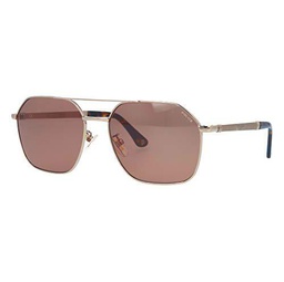 Police SPLC34 Gafas, Shiny Grey Gold, 58 para Hombre