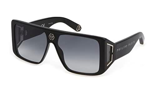 Philipp Plein SPP014V Gafas, Shiny Black, 99 para Hombre