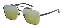 Porsche P8937 Gafas de Sol, Titanium, Black, 59 para Hombre