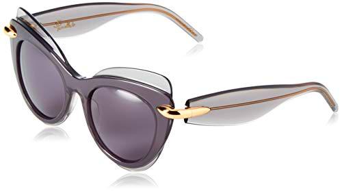 Pomellato PM0002S 001 Gafas de sol, Gris (001-Grey/Smoke)