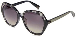 Furla SFU533 Gafas, Shiny Grey/Black Havana, 54 para Mujer