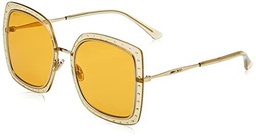 Jimmy Choo Dany/S Gafas de Sol, Beige Gold, 24 Unisex