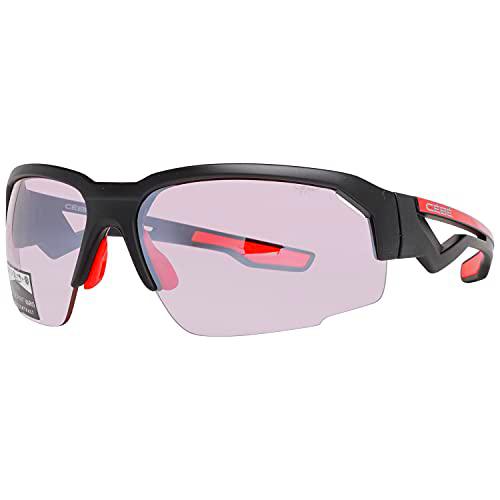 Cébé Hilldrop Gafas de sol Adultos unisex Matt Black Shiny Red Large