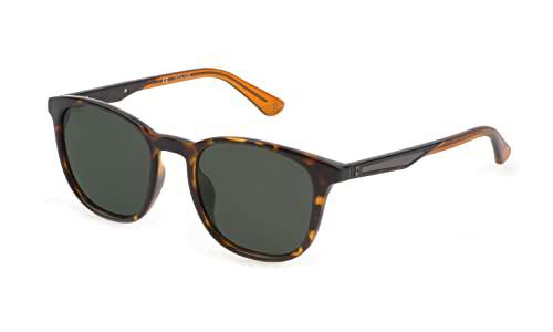 Police SPLF18E Gafas, Shiny Dark Havana, 53 para Hombre