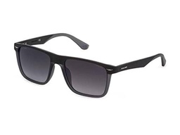 Police SPLE02 Gafas, Matt Dark Grey, 57 para Hombre