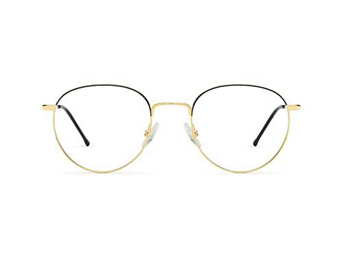 Safilo Linea 05 Gafas, Black Gold, 50 para Hombre