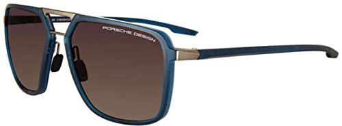 Porsche P8934 Gafas de Sol, Blue, Gun, 59 para Hombre