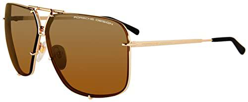 Porsche P8928 Gafas de Sol, Gold, 65 para Hombre