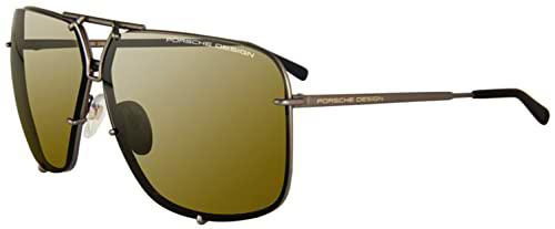 Porsche P8928 Gafas de Sol, Dark Gun, 67 para Hombre