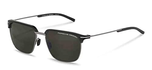 Porsche P8698 Gafas de Sol, Dark Gun, Dark Grey, 55 para Hombre