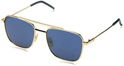 FENDI FF M0008/S KU 000 55 Gafas de Sol, Dorado (Rose Gold/Blue Blue), Hombre