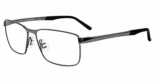 Porsche P8273 Gafas de Sol, Dark Gun, 56 para Hombre