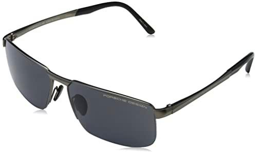 Porsche P8917 Gafas de Sol, Dark Gun, Black, 63 para Hombre