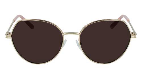 KARL LAGERFELD KL328SH Gafas, Oro Brillante, Talla única para Mujer