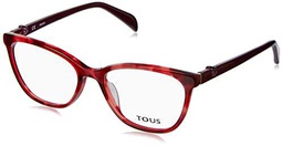 TOUS Vtoa99 Gafas, Shiny Red Havana, 54 para Mujer