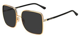 Jimmy Choo Aliana/S Gafas, Gold Black, 59 para Mujer