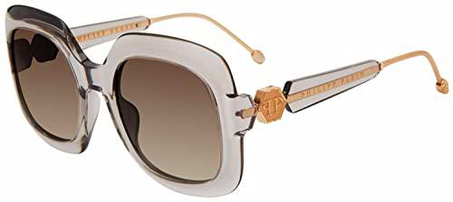 Philipp Plein SPP065S Gafas, Grey, 55 para Mujer