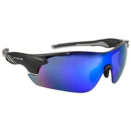 M-Wave Rayon One Gafas de Sol, Adultos Unisex, Negro