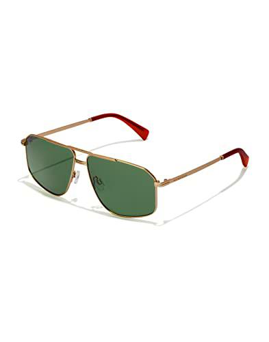 HAWKERS Poker Alligator Gafas, Green Polarized · Gold