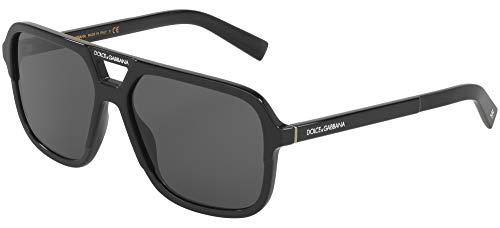 Dolce &amp; Gabbana 0DG4354 Gafas de Sol, Black, 58 para Hombre