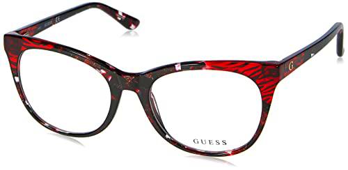 Guess GU2819 Gafas, Red/Other, 55 para Mujer