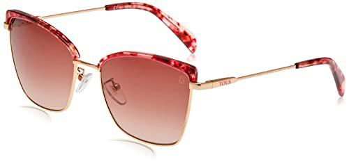 TOUS STO421 Gafas, Rose Gold with Shiny Fuchsia Parts