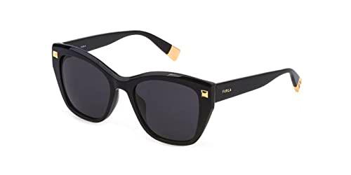 Furla SFU534 Gafas, Shiny Black, 53 para Mujer