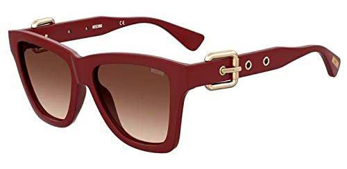 MOSCHINO MOS131/S Gafas, Burgundy, 54 para Mujer