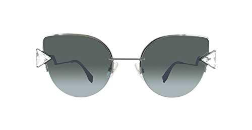 FENDI FF 0242/S 9O KJ1 Gafas de Sol, Gris (Dark Ruthenium/Grey)