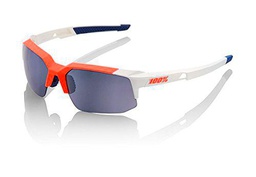 Inconnu 100% speedcoupe Gafas Unisex, Gamma Ray/Azul/Blanco/Rojo/Espejo Pantalla Gris