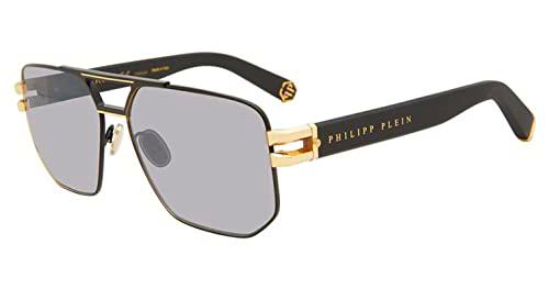 Philipp Plein SPP012M Gafas, Shiny Rose Gold W/Semi Matt Black Parts