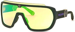 Philipp Plein SPP078 Gafas, Rubberized Military Green