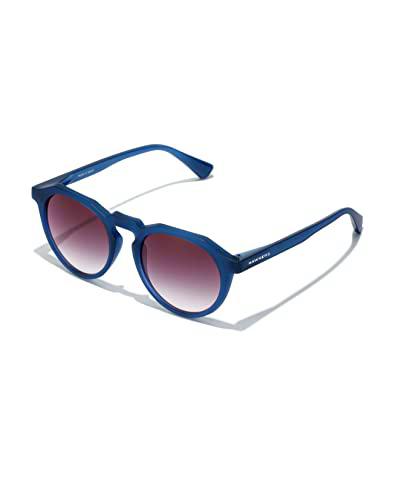 HAWKERS WARWICK, Gafas de sol Unisex adulto, Gris (Gradient Iron · Navy Transparent)