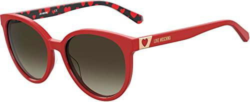 MOSCHINO LOVE MOL041/S Gafas, Red, 56 para Mujer