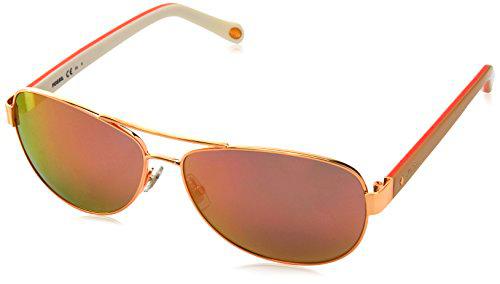 Fossil FOS 2004/S Gafas, Dorado (Gold), 58 para Mujer