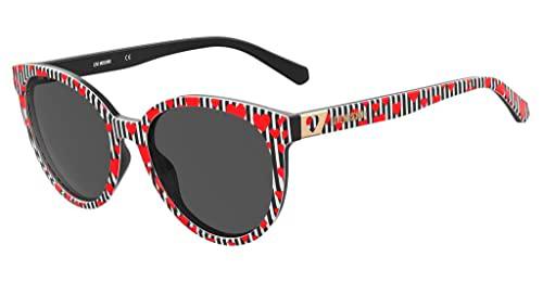 MOSCHINO LOVE MOL041/S Gafas, Pattern Black, 56 para Mujer