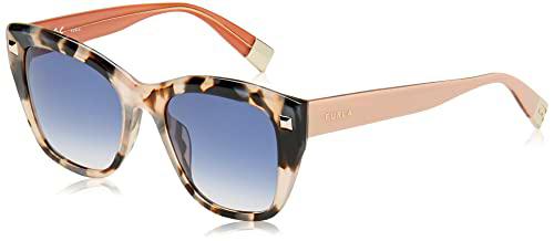 Furla SFU534 Gafas, Brown/Pink Havana, 53 para Mujer